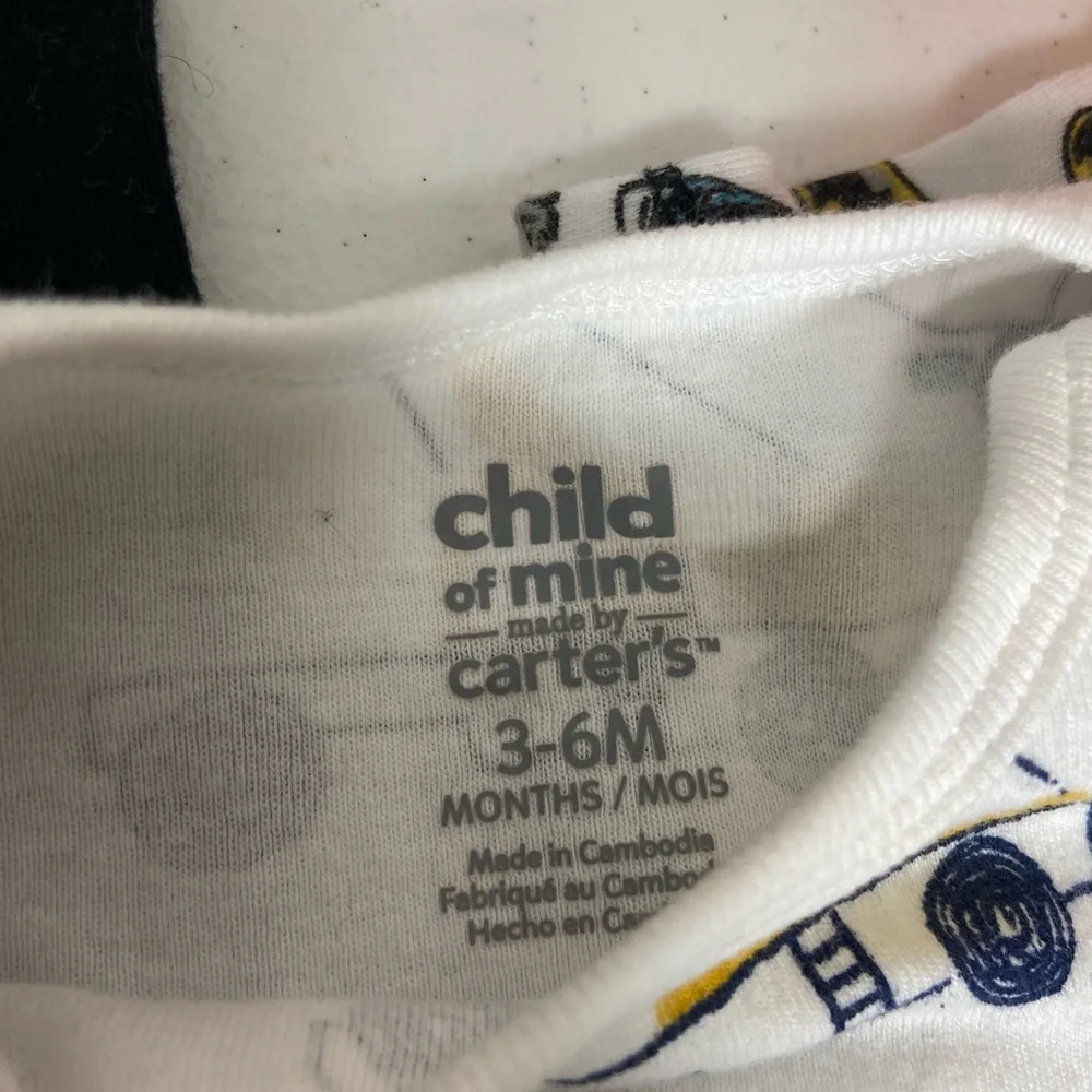 NWOT EUC BUNDLE Gerber Carter’s baby boy’s‎ jumper onesie pants 3-6 months set